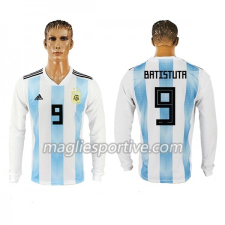 Completo Calcio Argentina Batistuta 9 Divisa Prima Mondiali 2018 ML